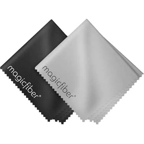 MagicFiber Microfiber Cleaning Cloths (2-Pack, 15cm x 18cm) | Streak-Free Clarity for Screens & Lenses thumbnail 1