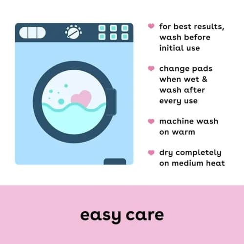 Bamboobies Nursing Pads for Breastfeeding, 8 Pads (Ultra Thin & Overnight) | USA Import with Duties Included thumbnail 6