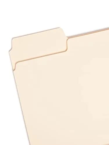 SMEAD SuperTab Heavyweight File Folder, Oversized 1/3-Cut Tab, Letter Size, Manila, 50 Per Box thumbnail 2