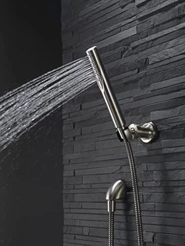 Delta Faucet Trinsic Handheld Shower Chrome 0.5 in | Full Power, Easy to Clean, 2 GPM, Wall Mount, Hose Included thumbnail 2