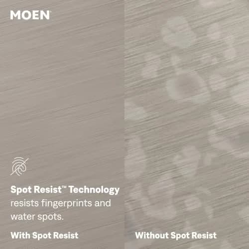 Moen Renzo Spot Resist Stainless One-Handle Pullout Kitchen Faucet | Power Clean Technology, 9.63in Reach, Brushed Finish thumbnail 5