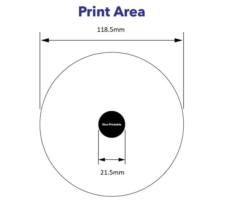 Verbatim BD-R 25GB 16X Blu-ray Recordable Media Disc DataLifePlus White Inkjet Hub Printable 50pk Spindle | Archival Durability for HD Video & Audio - view 2