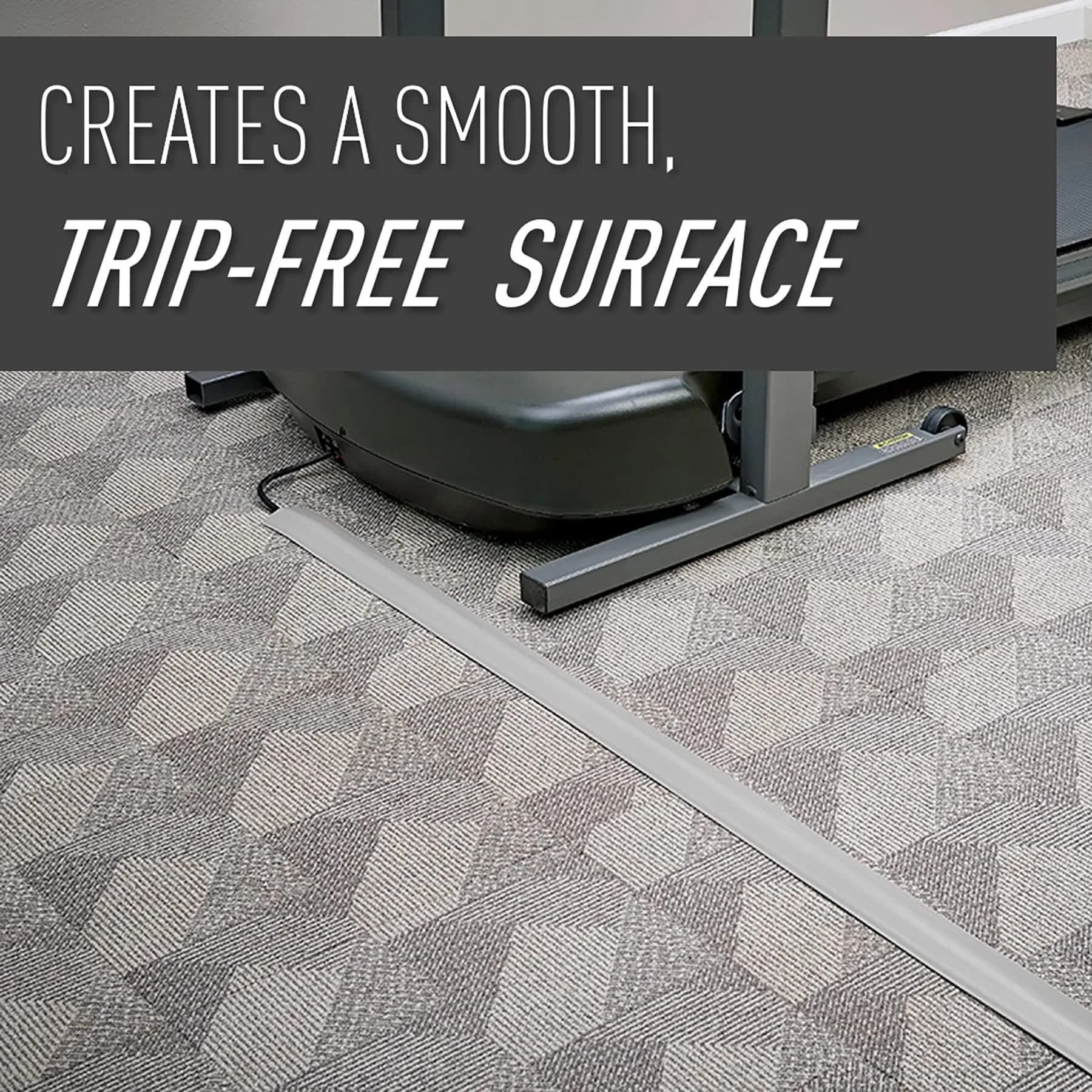 Wiremold Corduct Gray 5 Feet Over Floor Cord Cover | Trip-Free Cable Management - view 2