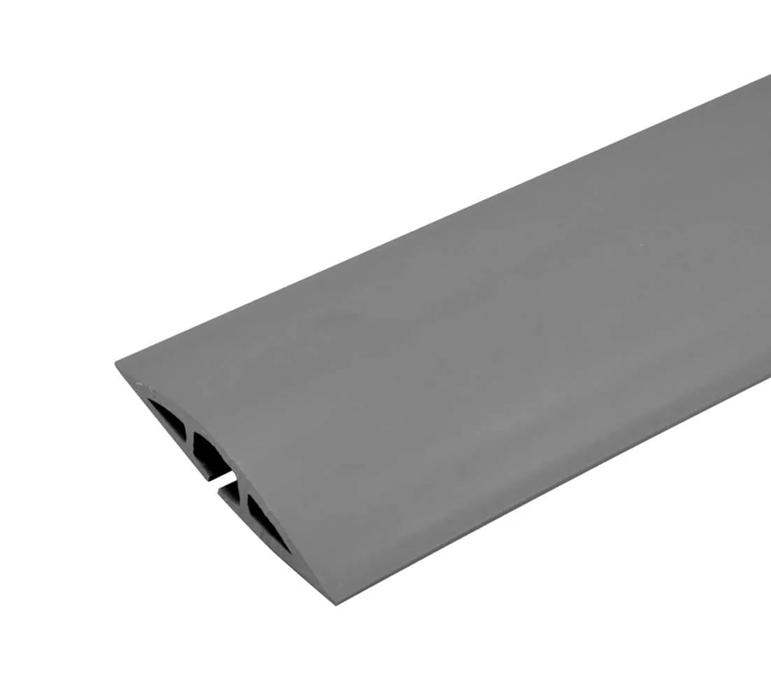 Wiremold Corduct 15 ft (4.57 m) Over Floor Cord Cover Brown | Trip-Free Cable Management — Gray / 5 Feet