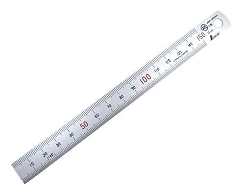 Shinwa 150 mm (6 inch) Rigid Machinist Ruler | JIS Grade 1 Accuracy thumbnail 2
