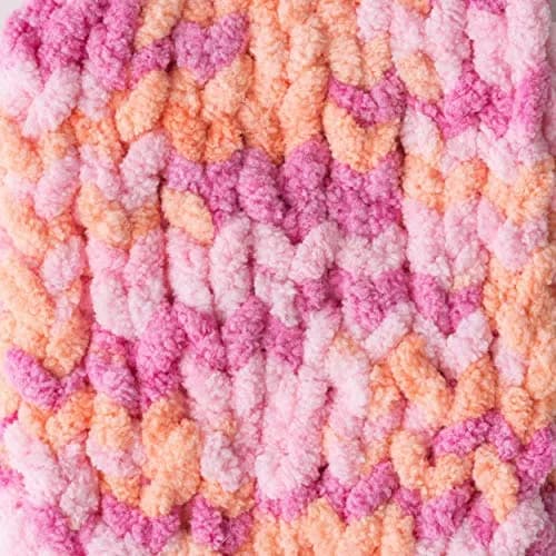 Bernat Baby Blanket Yarn for Crocheting Soft, Peachy — 100g (3.5oz) | #6 Super Bulky Polyester thumbnail 3