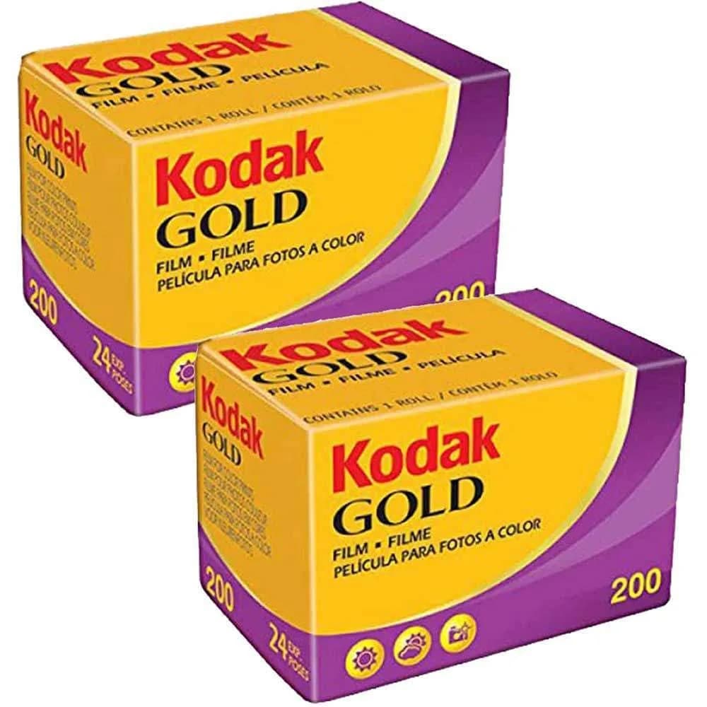 Kodak Gold 200 135/24 Film (Pack of 2) | Low-Speed Color Negative Film for Photography — Pack of 2