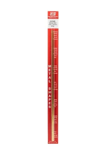 K & S Precision Metals Round Brass Rod 8162 1/16" OD 12" | Ideal for DIY Crafts & Electrical (110-120 chars) thumbnail 1