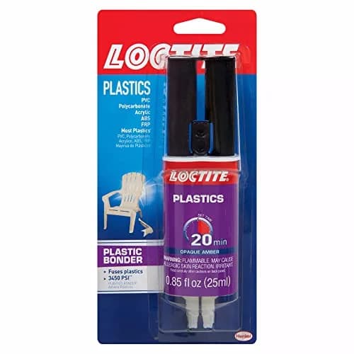 Loctite Plastic Bonder 0.85 fl oz (25 ml) Syringe | Bonds & Repairs Most Plastics thumbnail 1