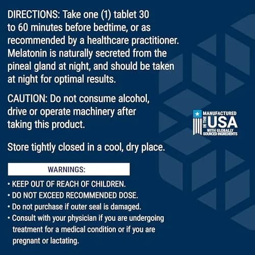 Life Extension Melatonin 6 Hour Timed Release Tablets 3 mg (60 Count) | Supports Sleep & Circadian Rhythms thumbnail 6
