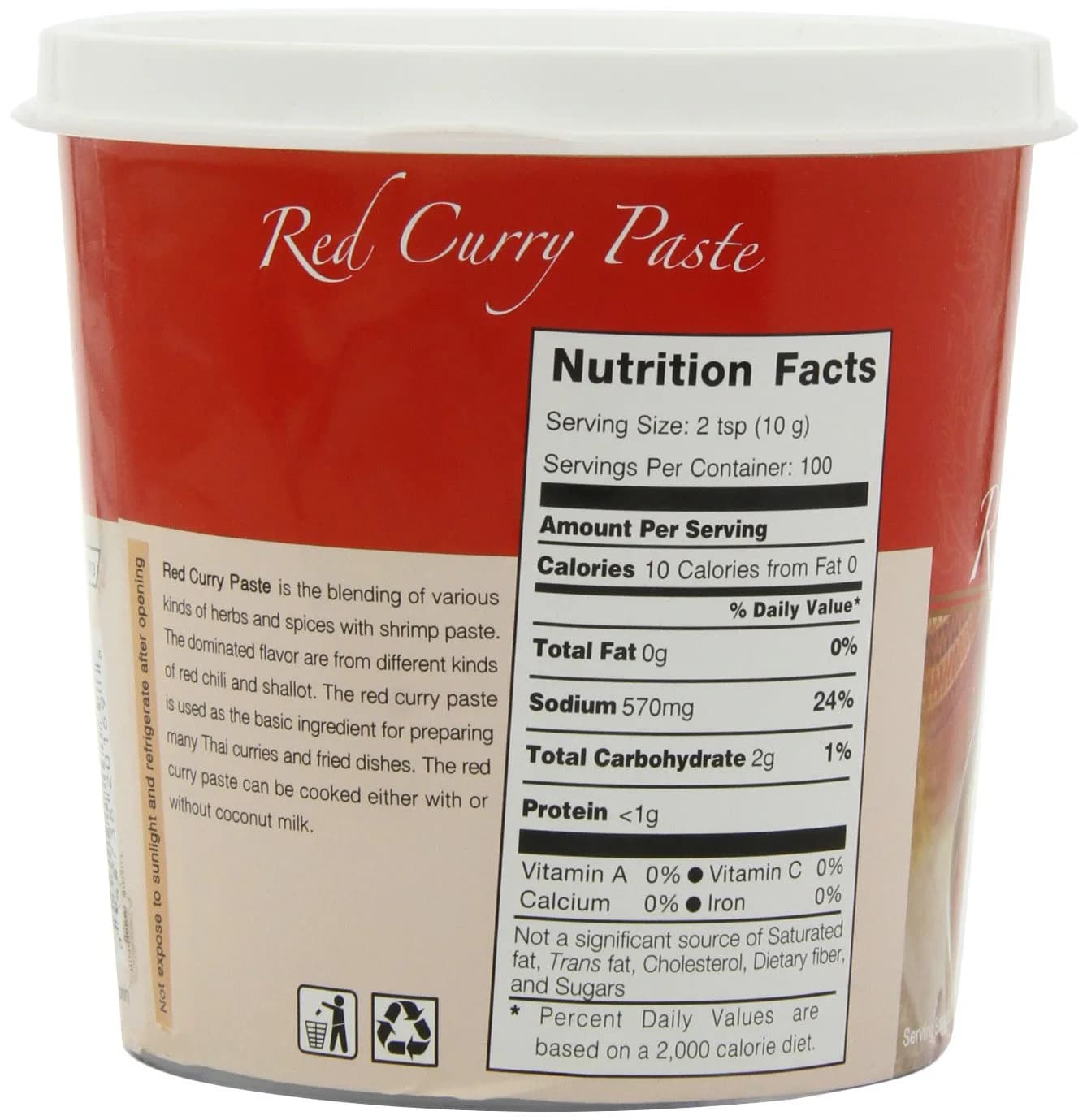 Mae Ploy Red Curry Paste 1kg (35.2oz) | Authentic Thai Flavor for Indian Kitchens - view 5