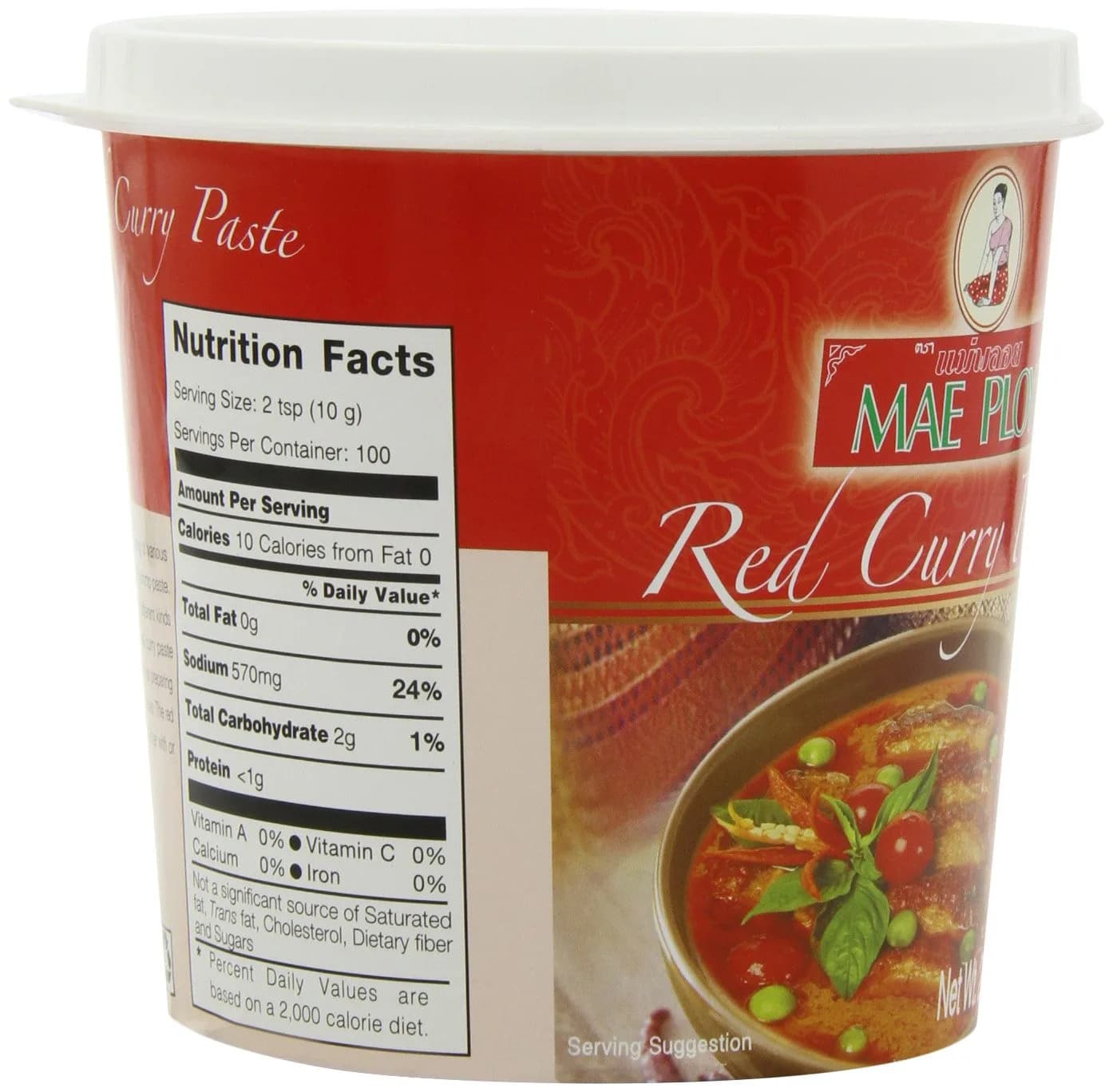 Mae Ploy Red Curry Paste 1kg (35.2oz) | Authentic Thai Flavor for Indian Kitchens - view 6