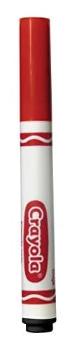 Crayola Broad Line Markers - Red (12 Count, 6.6 ml) | Non-Toxic, Water-Based Ink for Art Projects thumbnail 1