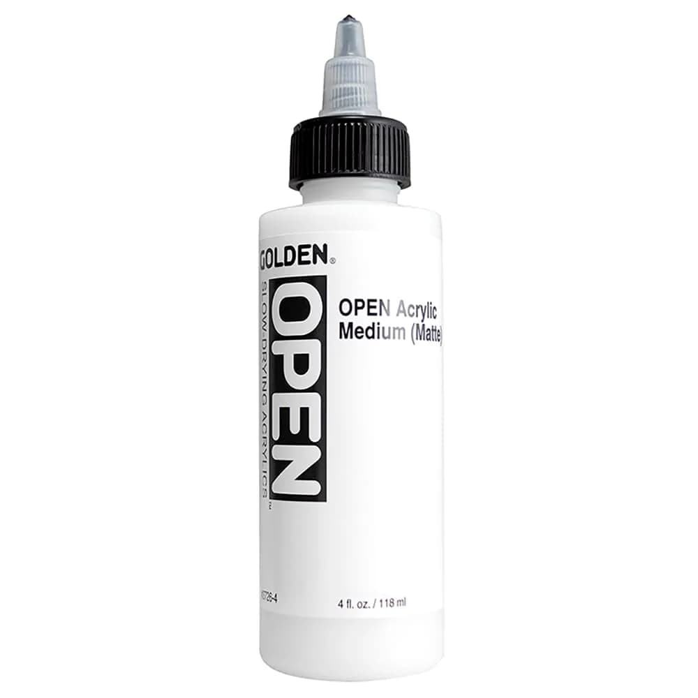 Golden Acrylic Medium (Matte) 4 fl. oz. | Slow-drying, fluid acrylic for artists — 4 Fl Oz