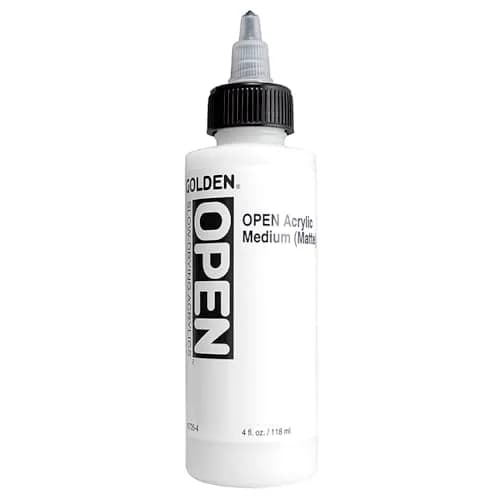 Golden Acrylic Medium (Matte) 4 fl. oz. | Slow-drying, fluid acrylic for artists thumbnail 1