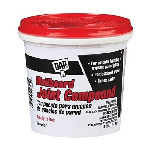 DAP White All Purpose Joint Compound 3 lb (1.36 kg) | Minimal Shrinkage and Easy Sanding thumbnail 1
