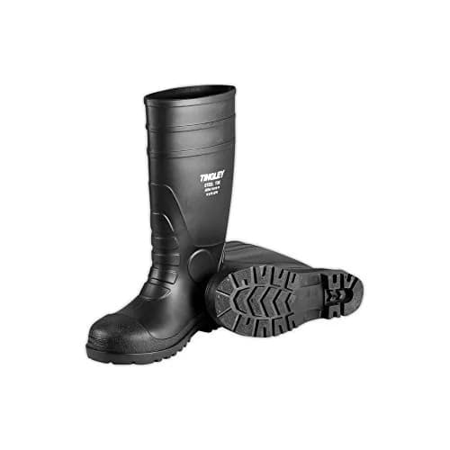 Tingley Men's G1 Steel Toe Work Boots, Black, 14 US (48 EU) | Waterproof Mid-Calf Safety Footwear thumbnail 2