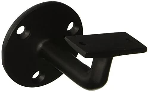 Deltana Hand Rail Bracket 7.62 cm (3") Projection | Black Brass Wall Mount thumbnail 1