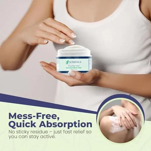 Sombra Warm Pain Relief Gel 4 oz (113.4 g) | Arthritis, Back Pain & Pre-Exercise Support thumbnail 6