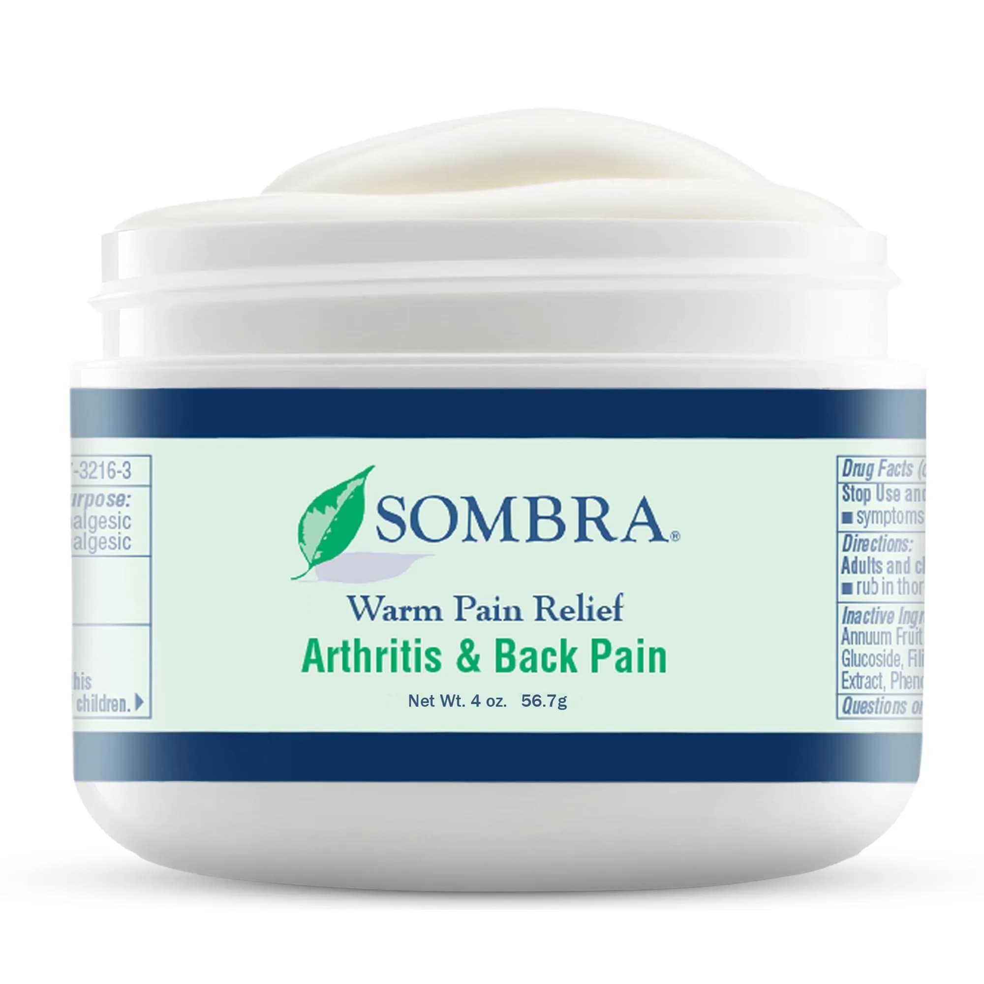 Sombra Warm Pain Relief Gel 4 oz (113.4 g) | Arthritis, Back Pain & Pre-Exercise Support - main product image