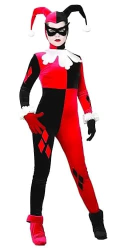 Rubies Harley Quinn Costume for Adults Small | Licensed DC Villains Cosplay Outfit thumbnail 1