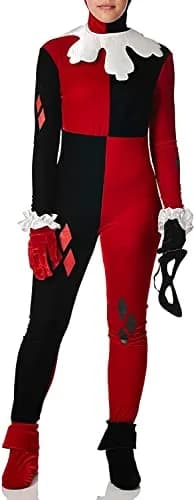 Rubies Harley Quinn Costume for Adults Small | Licensed DC Villains Cosplay Outfit thumbnail 2