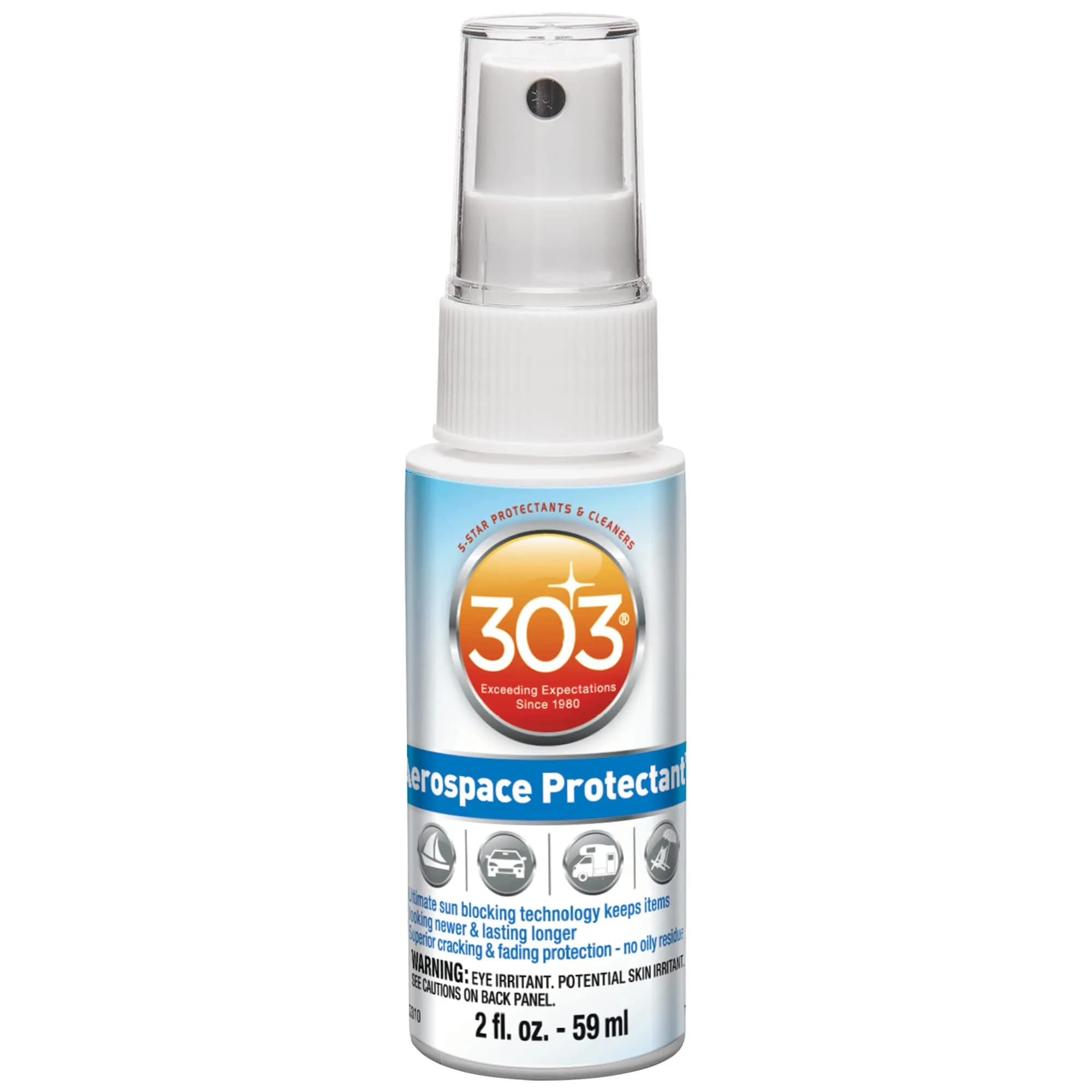 303 Aerospace Protectant for Vinyl, Plastic & Rubber | UV & Stain Protection (70-120 chars) — 2 Fl Oz