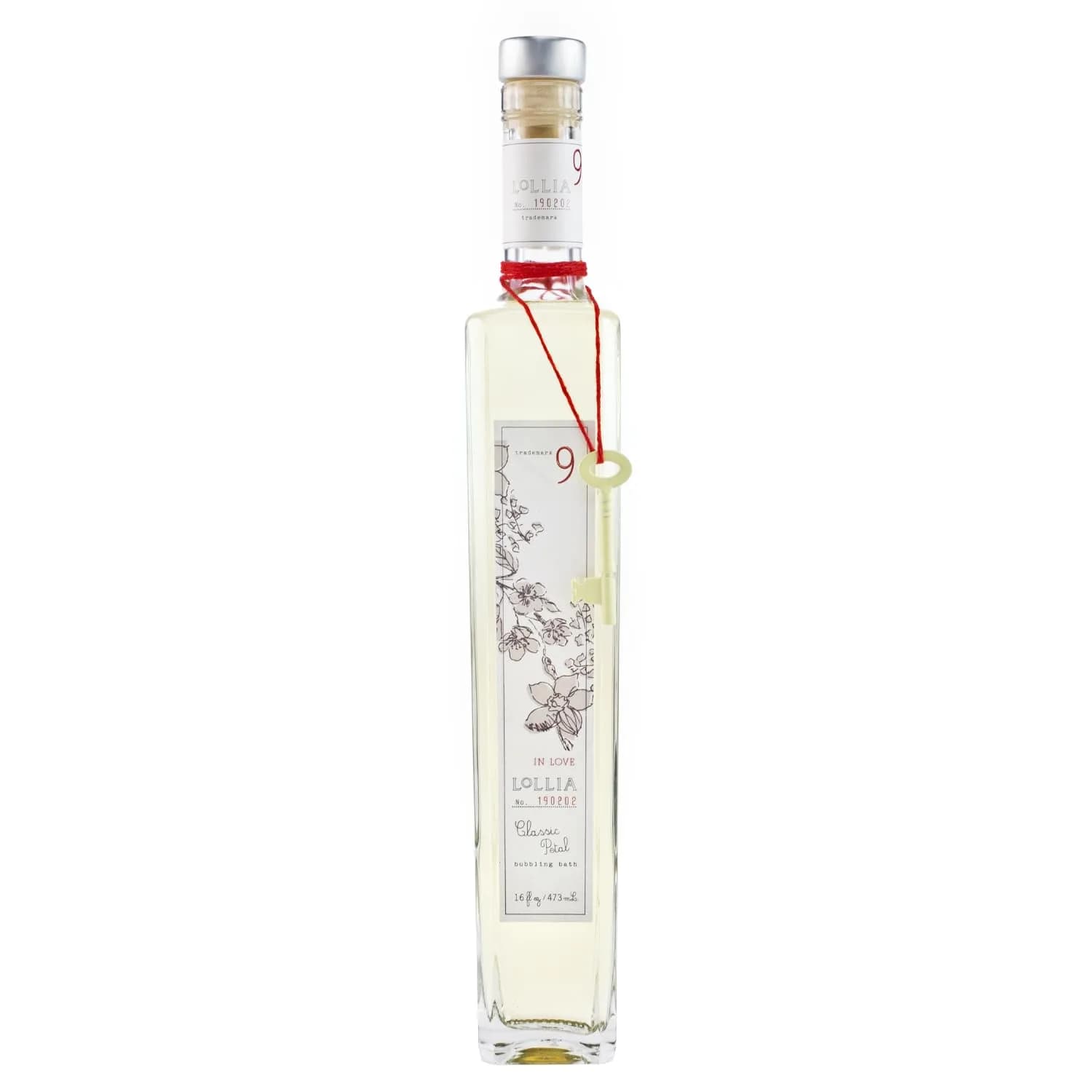 LOLLIA in Love Bubble Bath 16 fl oz | Romantic Petal Scent, Gentle & Moisturizing — In Love
