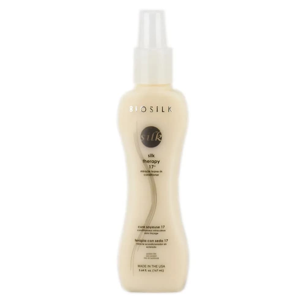 Farouk Biosilk Silk Therapy 17 Miracle Leave-In Conditioner, 150 ml | Hydrating, All Hair Types, Unscented