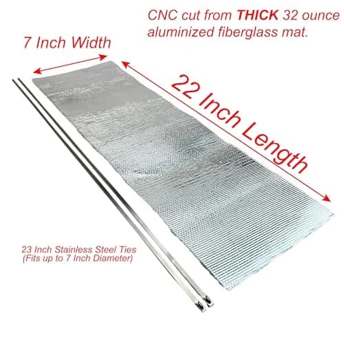 Thermal Zero Universal Starter Heat Shield Barrier Blanket | Protects Starters from Premature Failure, Fits Chevrolet, Ford, Chrysler, Small & Big Block Engines thumbnail 6