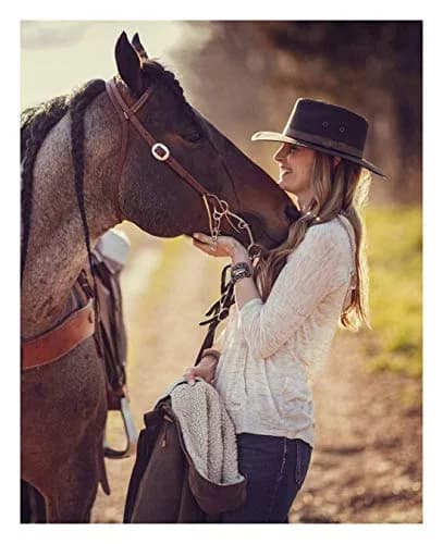 Outback Trading Company Kodiak Cotton Oilskin Hat Brown | UPF 50 Waterproof Western thumbnail 3