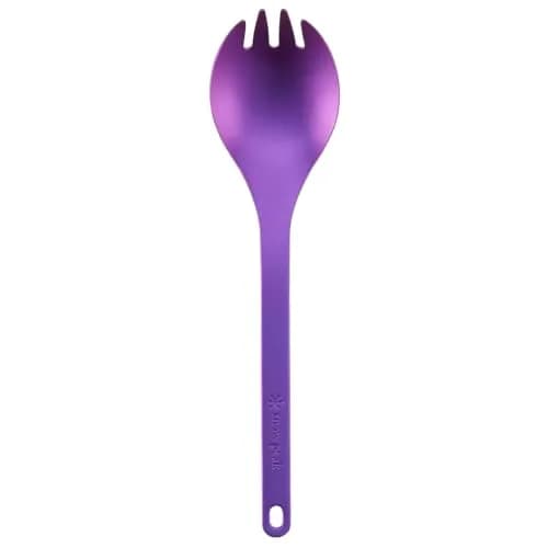 Snow Peak Titanium Spork for Outdoor Use, Portable and Durable, Purple | Ultralight Camping Flatware thumbnail 1
