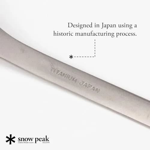 Snow Peak Titanium Spork for Outdoor Use, Portable and Durable, Purple | Ultralight Camping Flatware thumbnail 4
