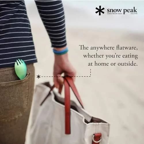 Snow Peak Titanium Spork for Outdoor Use, Portable and Durable, Purple | Ultralight Camping Flatware thumbnail 7