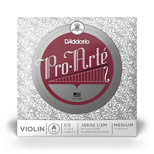 D'Addario Pro-Arte Violin Single A String 1/2 Scale Medium Tension | Warm Mellow Tone thumbnail 1