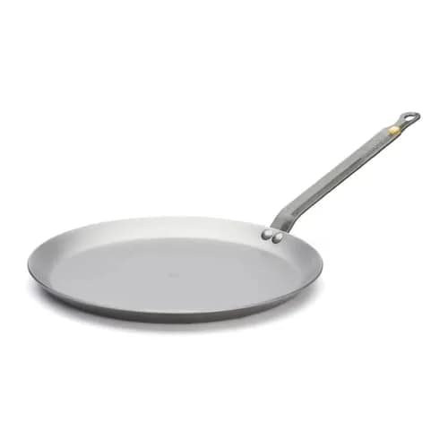 de Buyer MINERAL B Carbon Steel Crepe & Tortilla Pan 27 cm (10.25") | Naturally Non-Stick Finish thumbnail 1