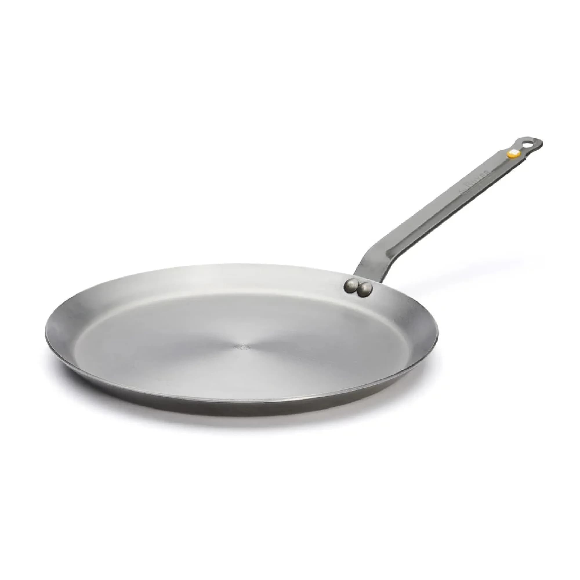de Buyer MINERAL B Carbon Steel Crepe & Tortilla Pan - 30 cm (12") Diameter, 25 cm (10") Cooking Surface | Naturally Non-Stick Finish - main product image