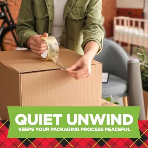 Scotch Sure Start Packing Tape Clear 1.88 in. x 22.2 yd. 6 Rolls | Easy Start & Quiet Unwind thumbnail 8