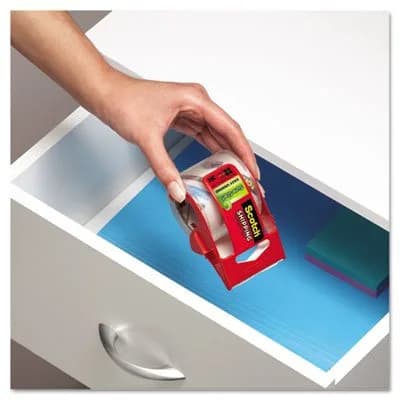 3M Scotch Sure Start Packaging Tape with Dispenser, 2 Inches x 800 Inches (5.56 cm x 2032 cm) | Smooth Unwind, Quiet Roll thumbnail 3