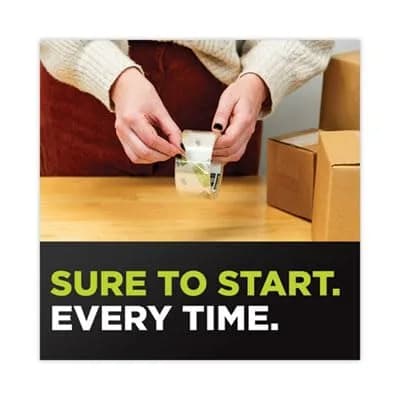 3M Scotch Sure Start Packaging Tape with Dispenser, 2 Inches x 800 Inches (5.56 cm x 2032 cm) | Smooth Unwind, Quiet Roll thumbnail 8