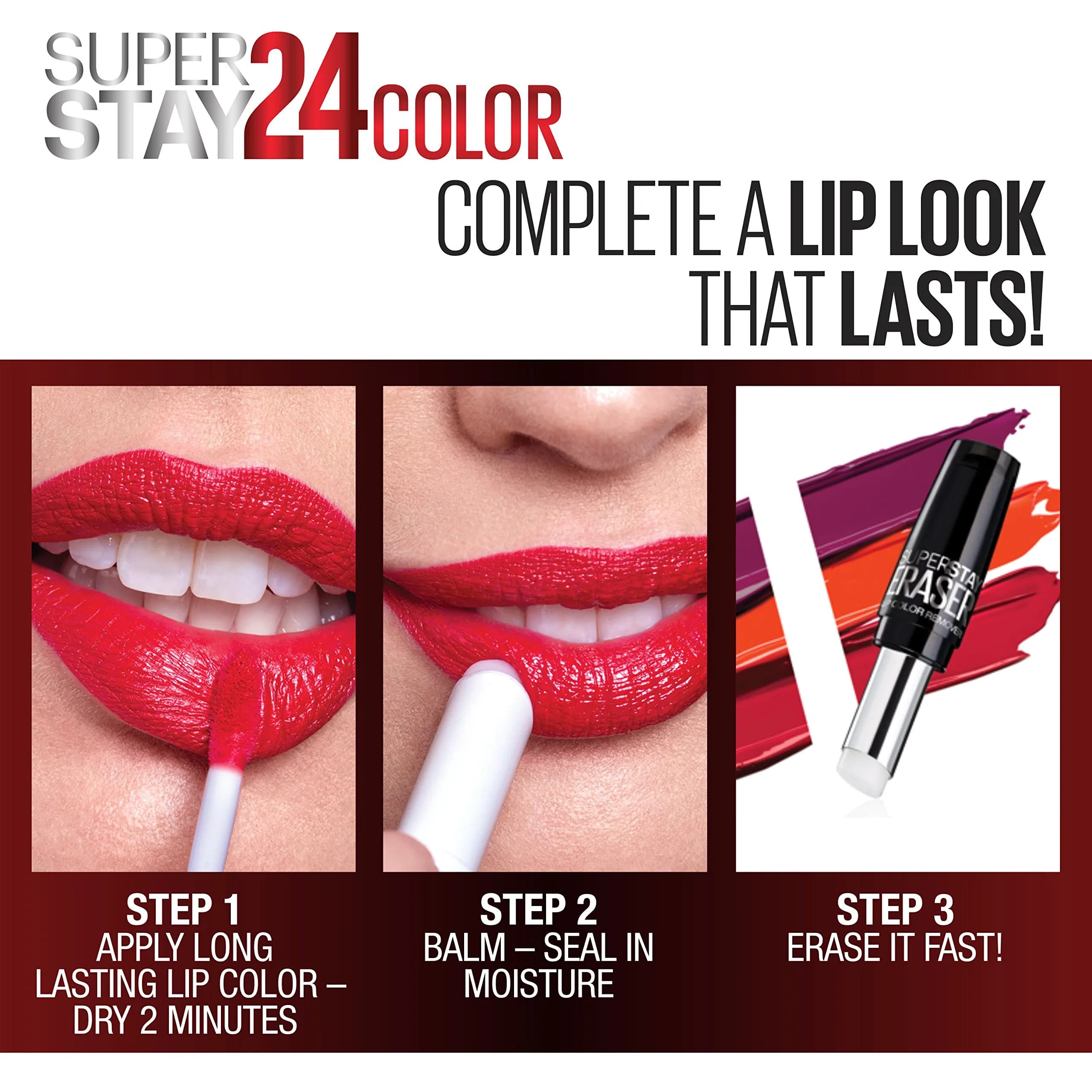 Maybelline Super Stay 24 Liquid Lipstick Makeup, Forever Chestnut, 0.077 Fl Oz (2.28 ml) | 24-Hour Transfer-Proof Wear - view 9