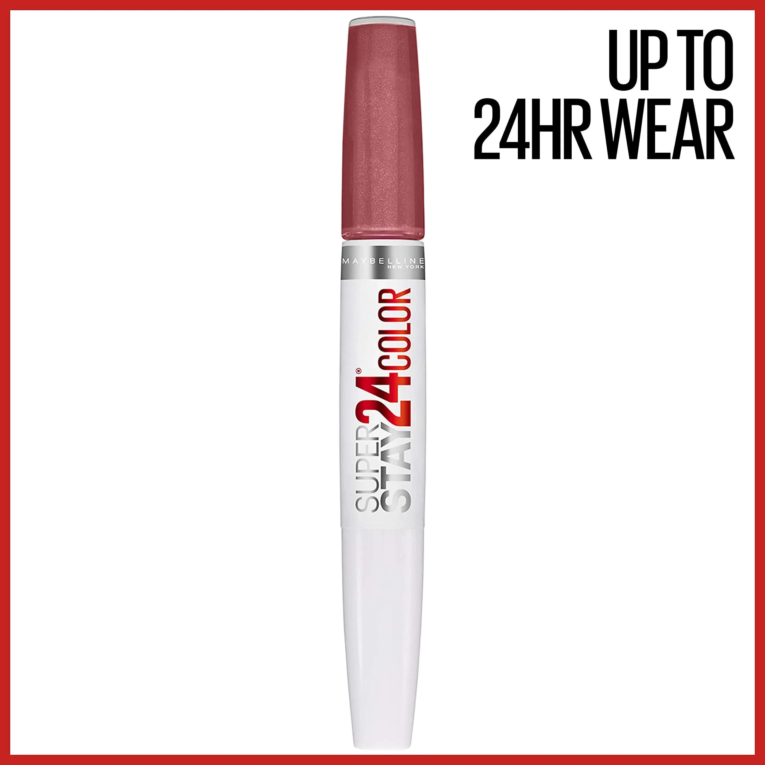 Maybelline Super Stay 24 Liquid Lipstick Makeup, Forever Chestnut, 0.077 Fl Oz (2.28 ml) | 24-Hour Transfer-Proof Wear - view 2