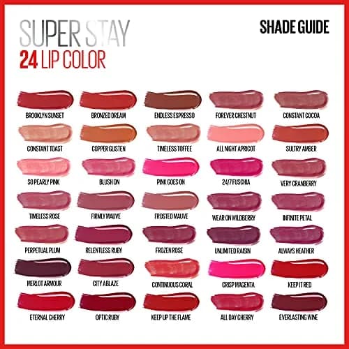 Maybelline Super Stay 24 Liquid Lipstick Makeup So Pearly Pink | 2ml (0.08 Fl Oz) Long-Lasting Color thumbnail 4