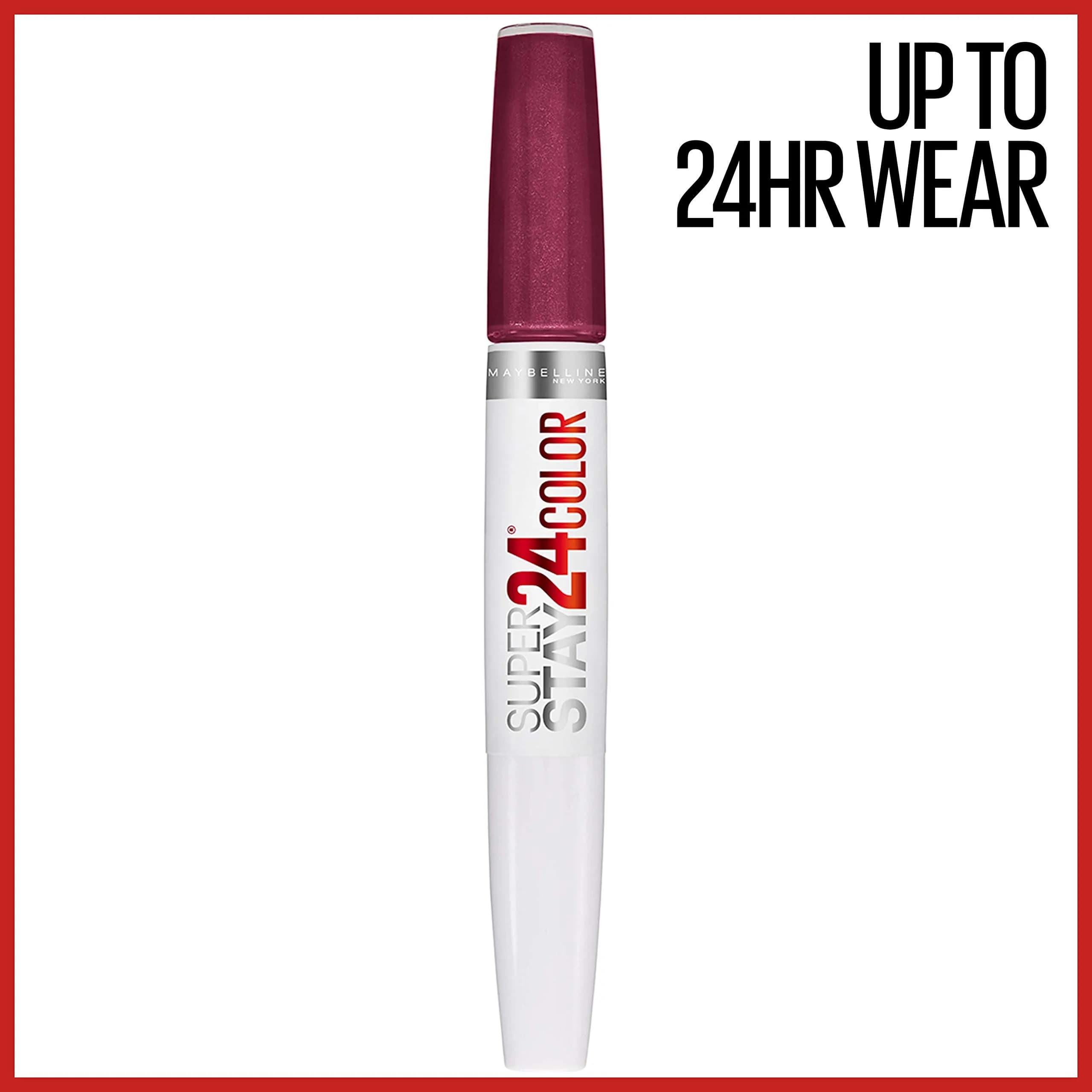 Maybelline Super Stay 24 Liquid Lipstick 120 Always Heather | 0.08 Fl Oz Long-Lasting Color - view 2
