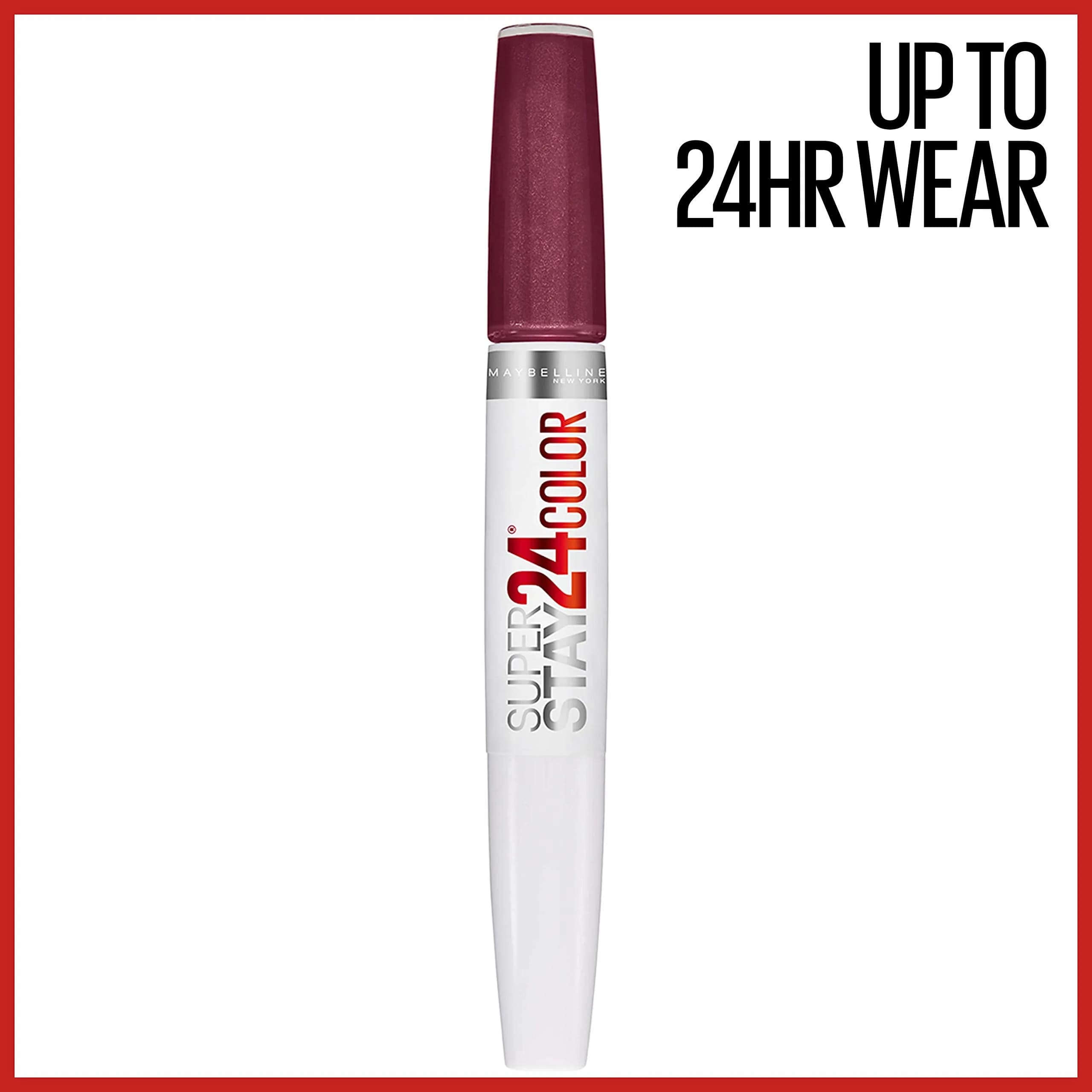Maybelline Super Stay 24 Liquid Lipstick 50 Unlimited Raisin 0.08 Fl Oz Long-Lasting Color - view 2