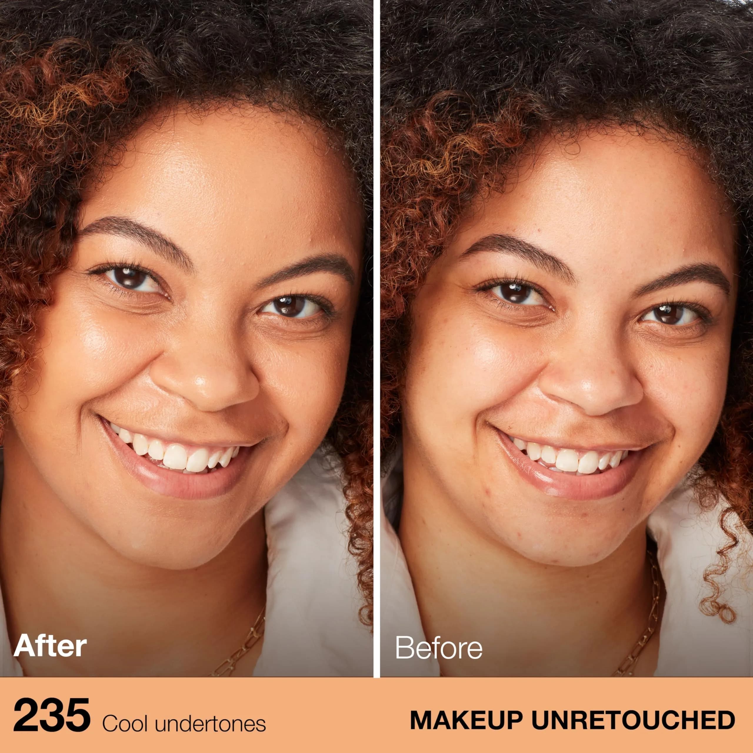 Maybelline Fit Me Dewy + Smooth Foundation - 235 Pure Beige | Hydrating Luminous Finish, 29.57ml - view 3