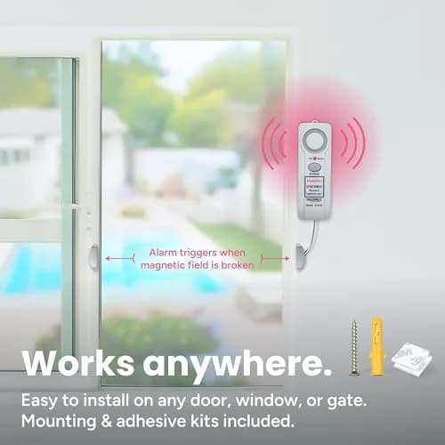 TECHKO S187D Safe Pool Alarm | UL 2017 Compliant, Weatherproof, Child Safety (70-120 chars) thumbnail 3