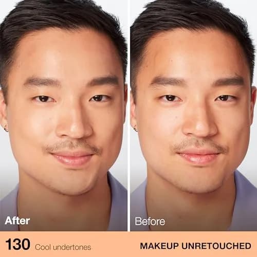 Maybelline Fit Me Dewy + Smooth Liquid Foundation Makeup, Buff Beige, 1 Fl Oz (29.57 ml) | Dermatologist Tested, Fragrance-Free thumbnail 3