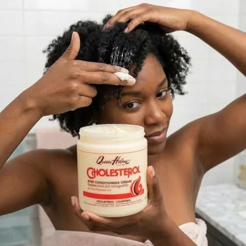 Queen Helene Cholesterol Hair Conditioning Cream 443ml (15.2 oz) | Deep Repair for Dry, Damaged Hair thumbnail 3