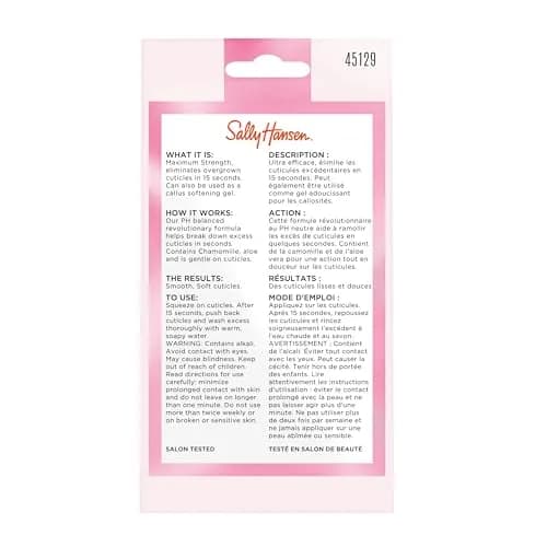 Sally Hansen Instant Cuticle Remover Gel 29ml (1 Fl Oz) | Fast-Acting Nail Treatment with Aloe & Chamomile thumbnail 3